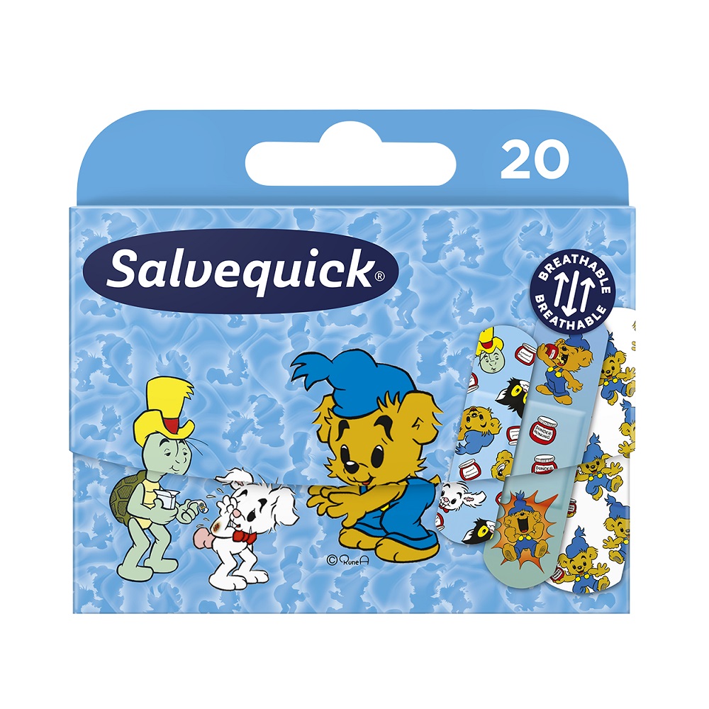 Salvequick BAMSE barnplåster 20 pcs