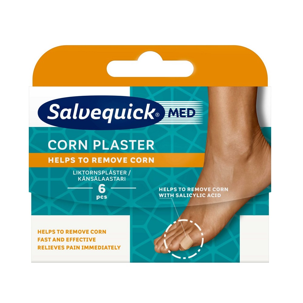 SalvequickMED CORN PLASTER LIKTORNSPLÅSTER 6 pcs