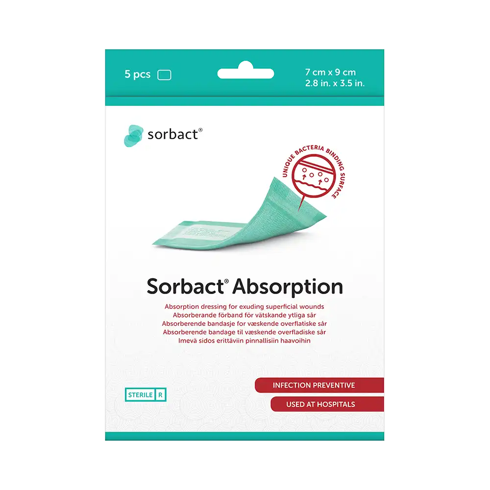 Sorbact Absorption 7 cm x 9 cm 5 st