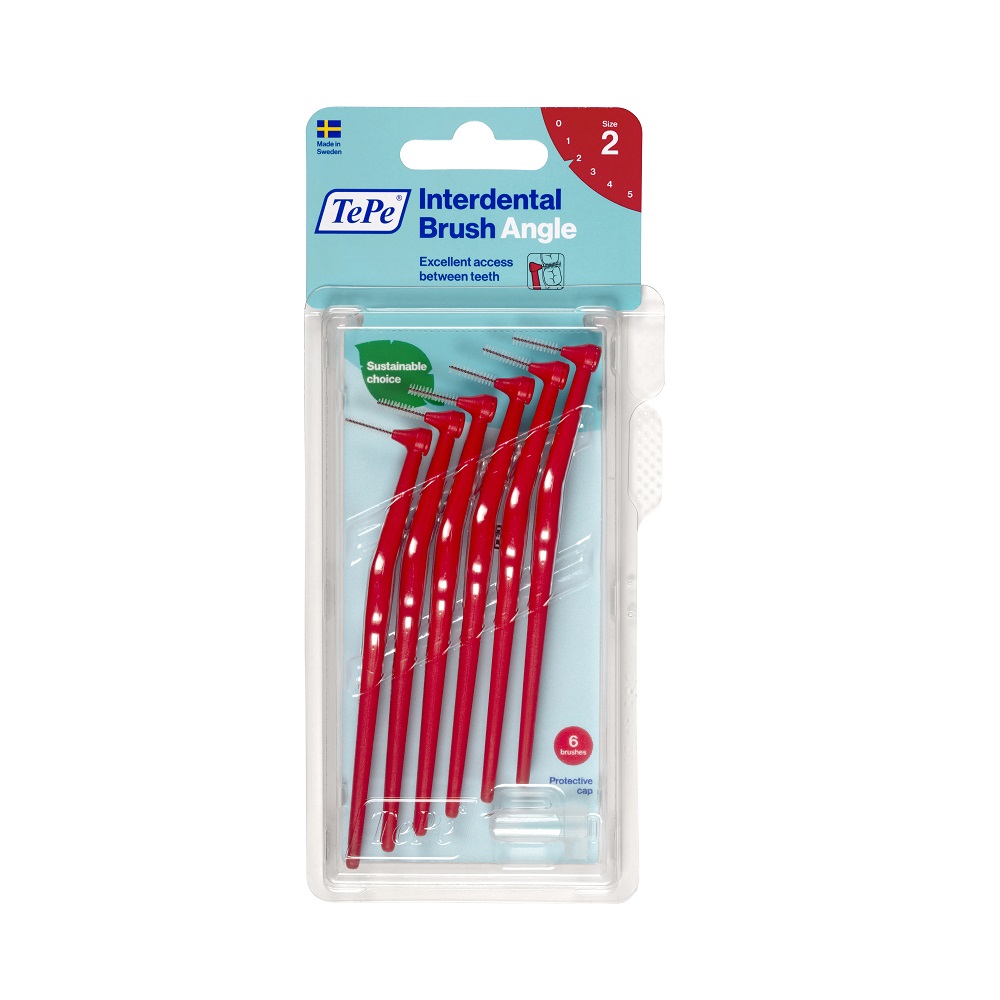 TePe Angle Mellanrumsborste Röd 0,5 mm 6 pcs