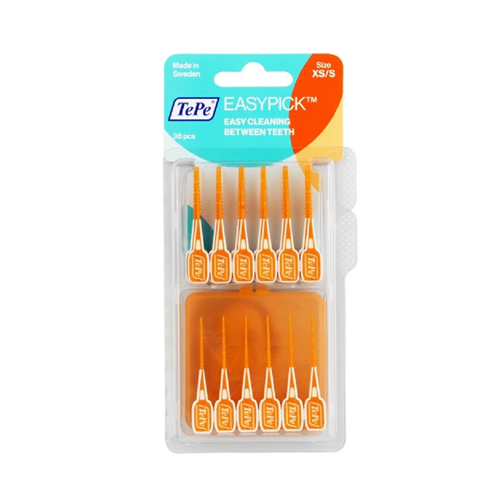TePe EasyPick XS/S Tandpetare Orange 36 pcs 1 TePe EasyPick XS/S Tandpetare Orange 36 pcs