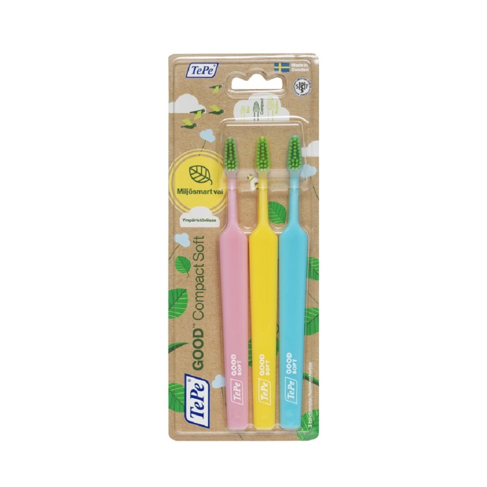 TePe GOOD Compact Soft tandborste 3 pcs