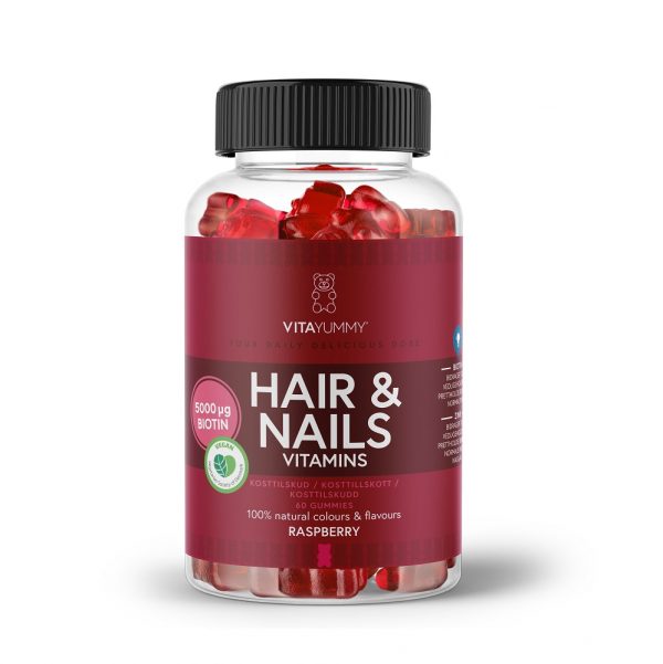 VITAYUMMY Hair Nails Raspberry web