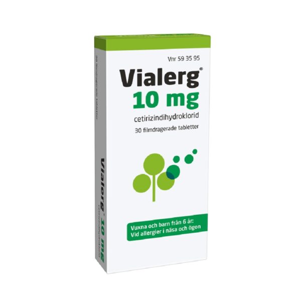 Vialerg 10 mg 30 filmdragerade tabletter web