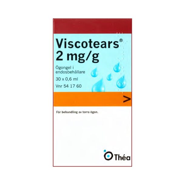 Viscotears 2mg g 30X0.6 ml Vnr 54 17 60 web