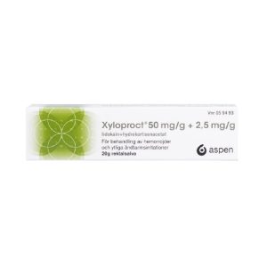 Xyloproct 50 mg g 25 mg g 20 g rektalsalva web