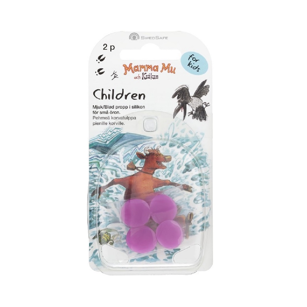 SWEDSAFE Öronproppar Children Mamma Mu For kids 2p