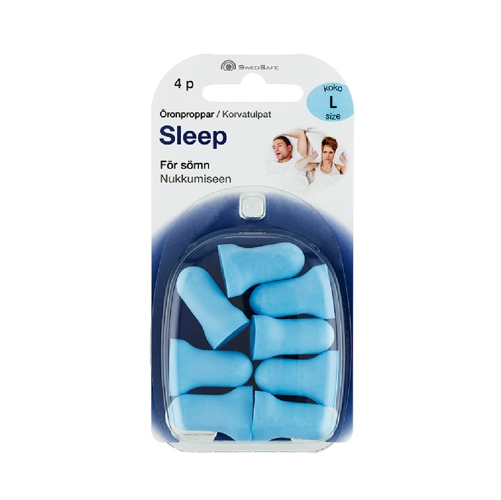 SWEDSAFE Sleep Öronproppar 4 par