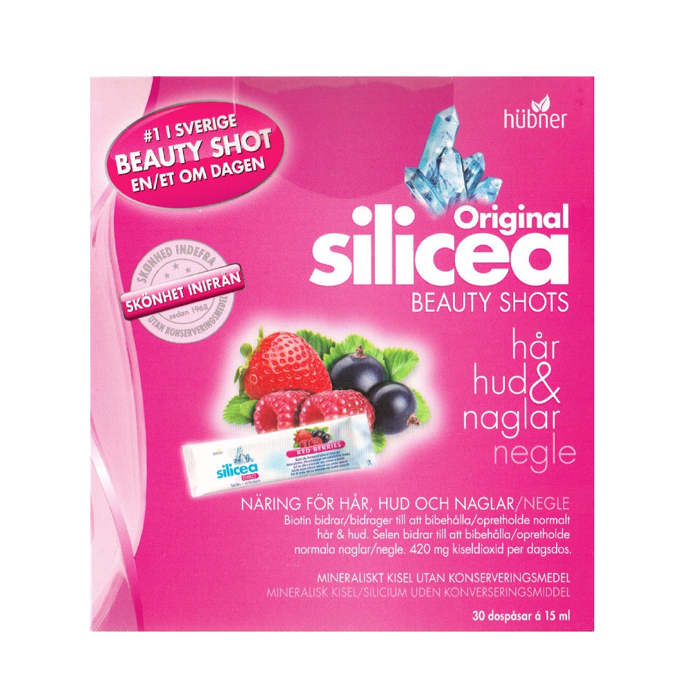 silicea Original Beauty Shots hår hud & naglar 30 dospåsar x 15ml