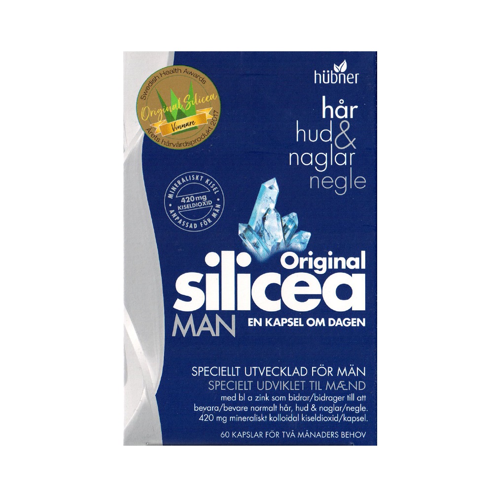 silicea Original Man hår hud & naglar 60 kapslar