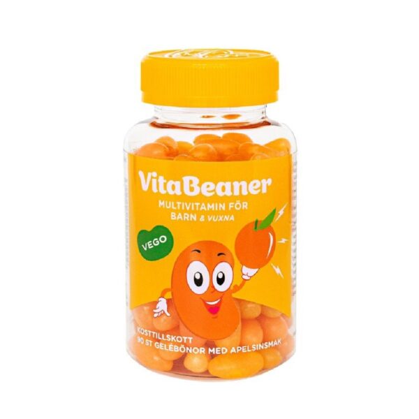 VitaBeaner Multivitamin 90 st GeleBönor med Apelsinsmak