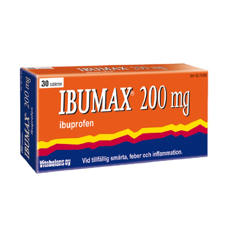 IBUMAX 200 mg 30 tabletter