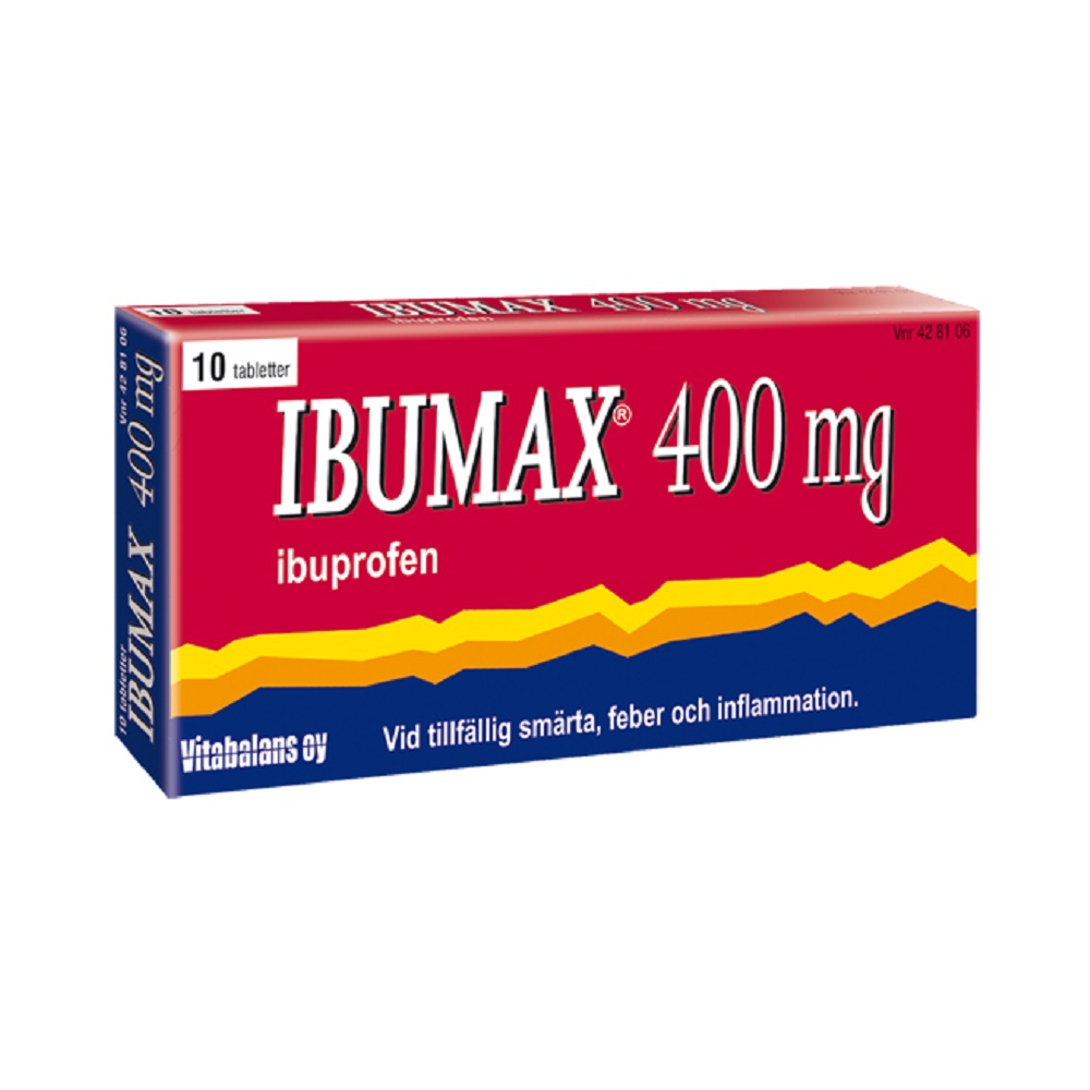 IBUMAX 400 mg 10 tabletter