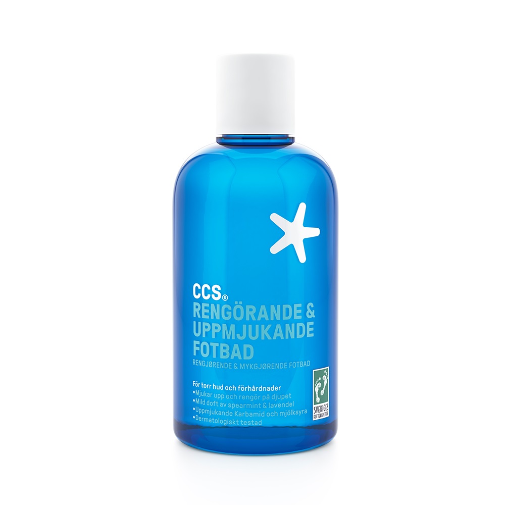 CCS RENGÖRANDE OCH UPPMJUKANDE FOTBAD 250 ml