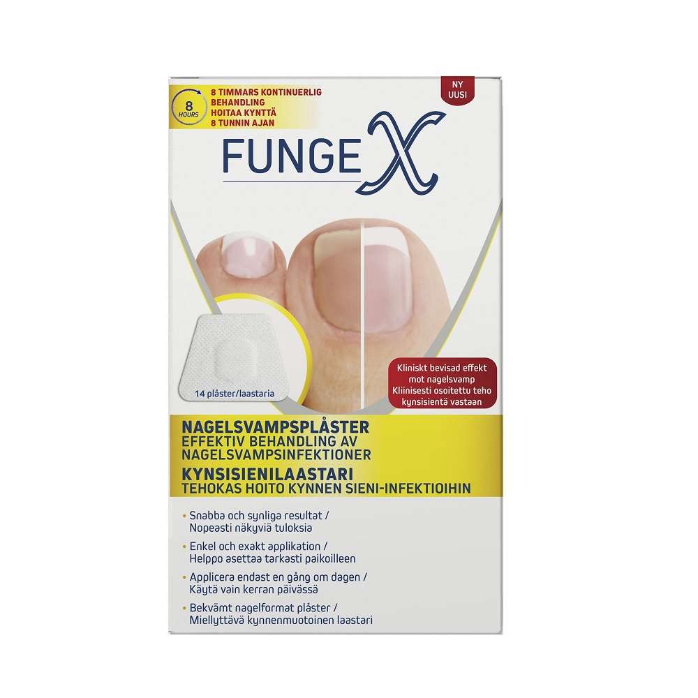 FUNGE X Nagelsvampsplåster 14 st