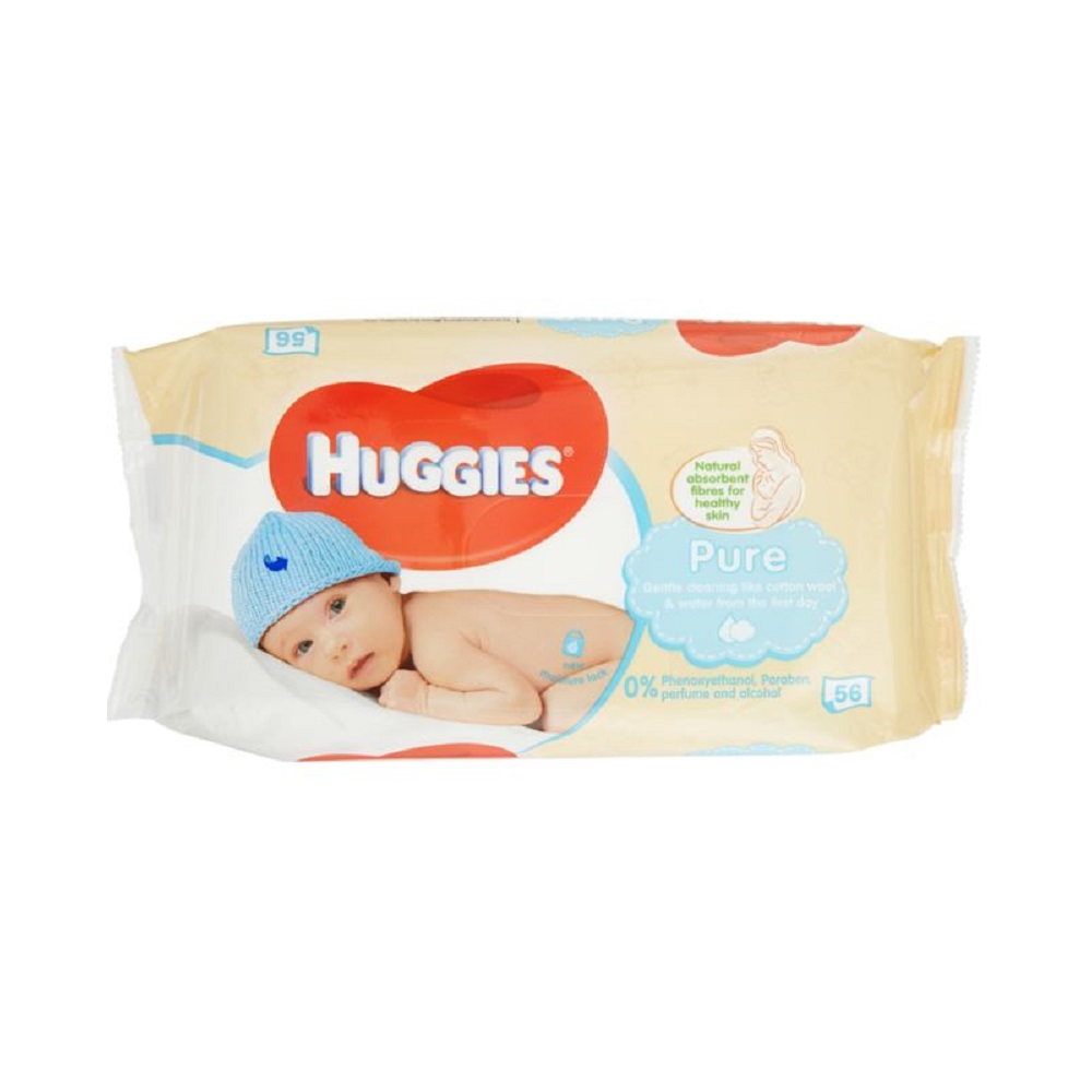 HUGGIES WIPES PURE (Våtservetter) 56 st