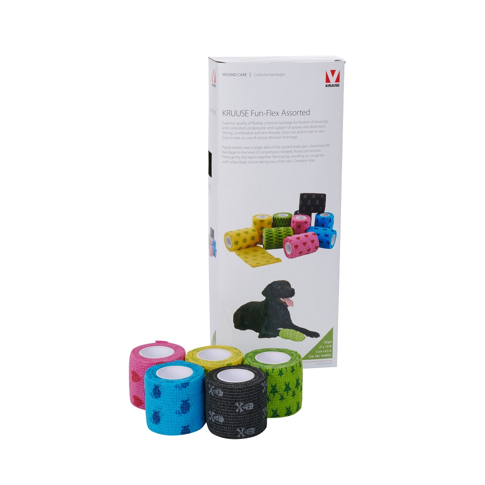 KRUUSE Fun-Flex osorterade färger 5 cm x 4,5 m 10 st