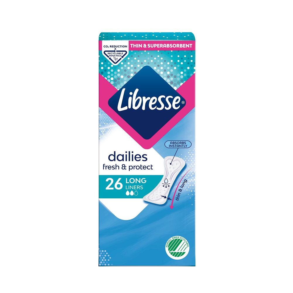 Libresse dailies V-Protection & Freshness Long Trosskydd 26st
