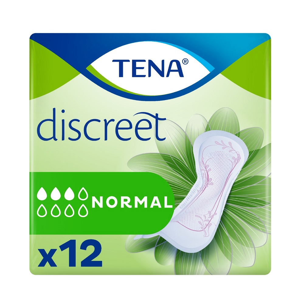 TENA Discreet Normal Inkontinensskydd 12 st