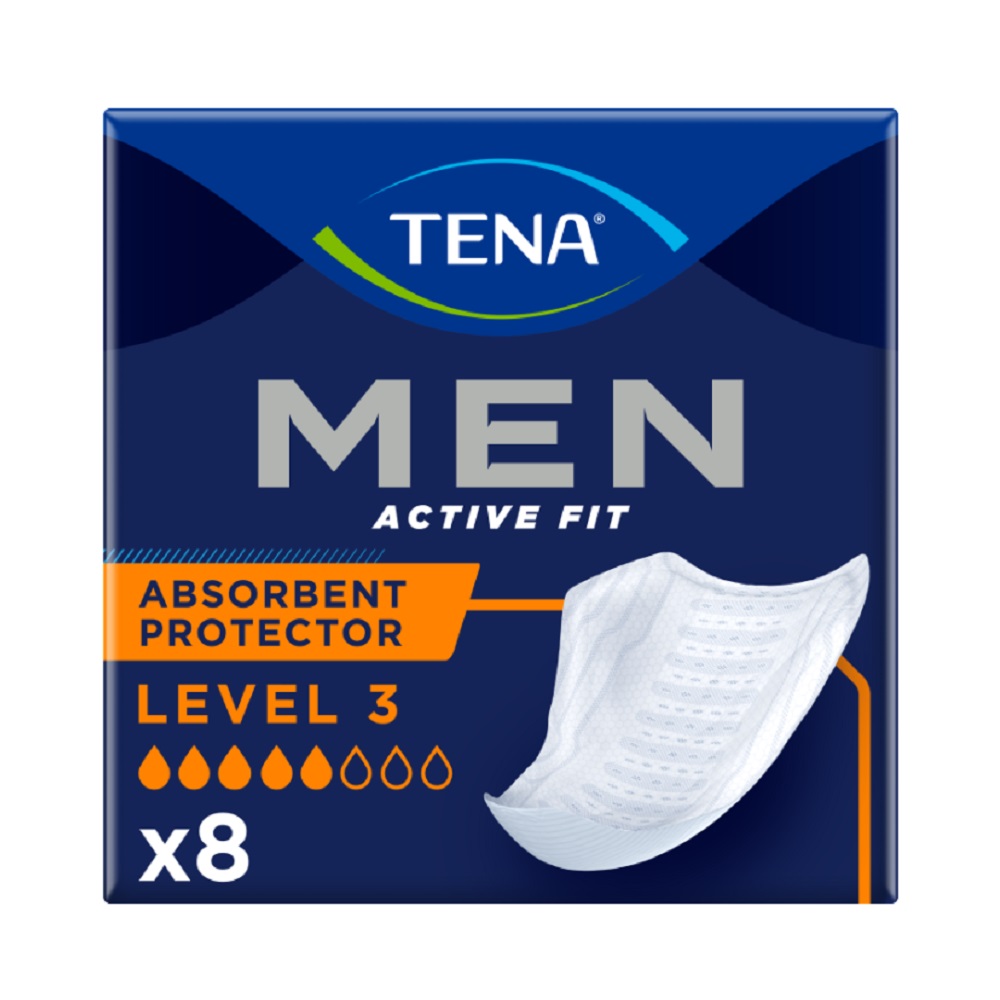 TENA Men Level 3 Inkontinensskydd 8 st