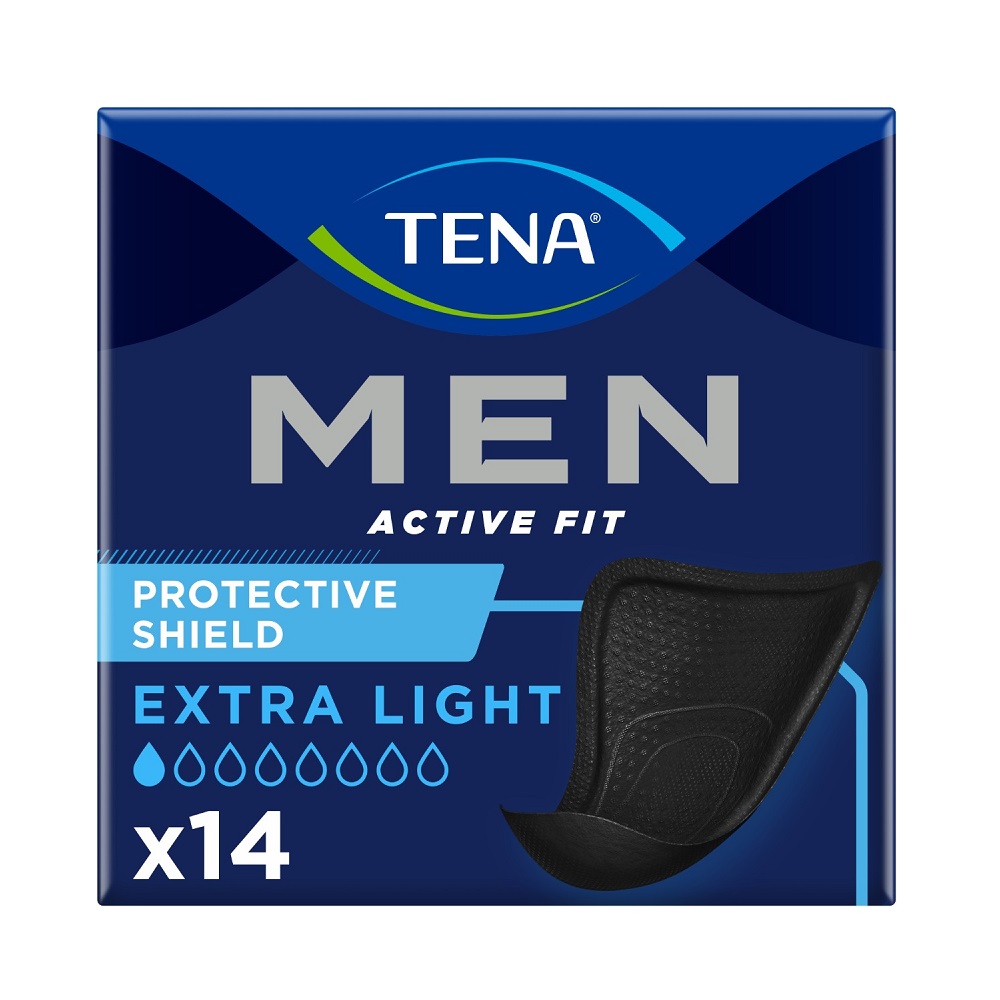 TENA Men Protective Shield Extra Light Inkontinensskydd 14st