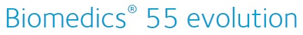 Biomedics 55 evolution logo