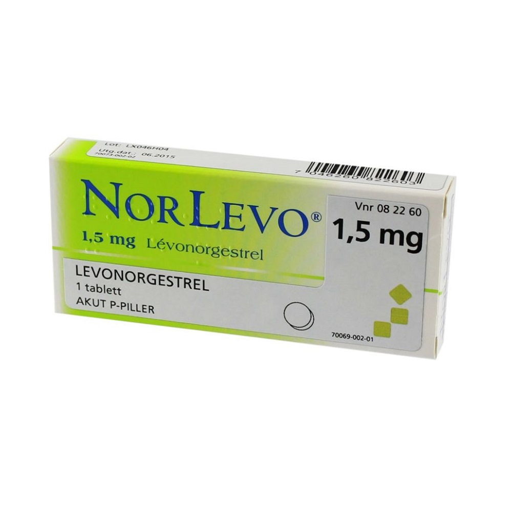 NORLEVO akut p-piller 15 mg 1 tablett
