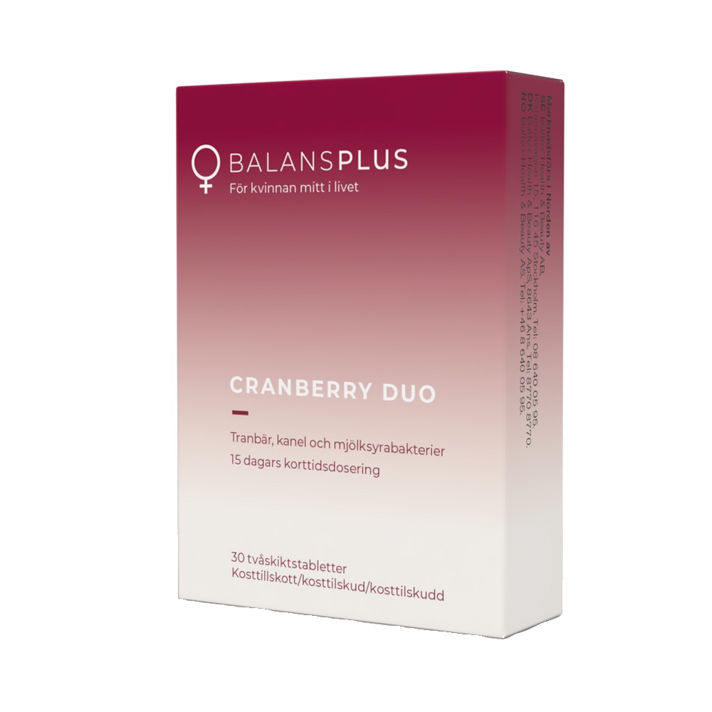 Balans Plus Cranberry Duo 30 tabletter