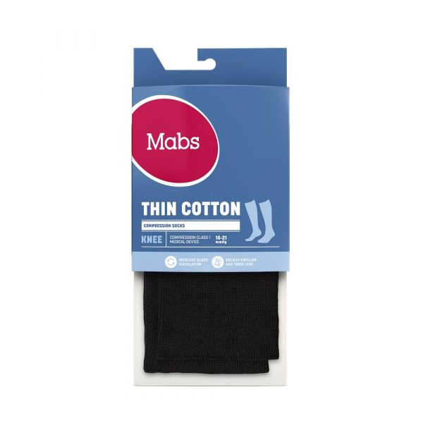 Mabs Thin Cotton Knastrumpa Svart Gra XL web