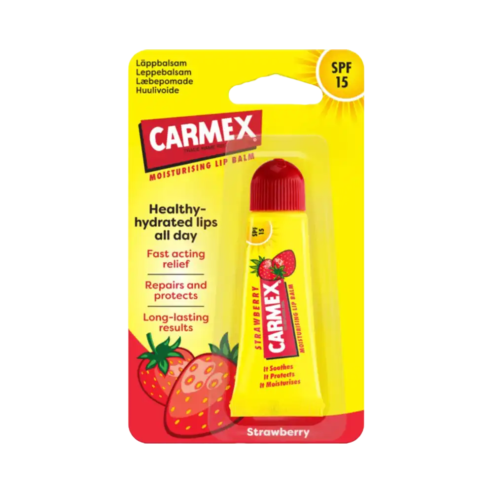 Carmex Strawberry Lip Balm Tube