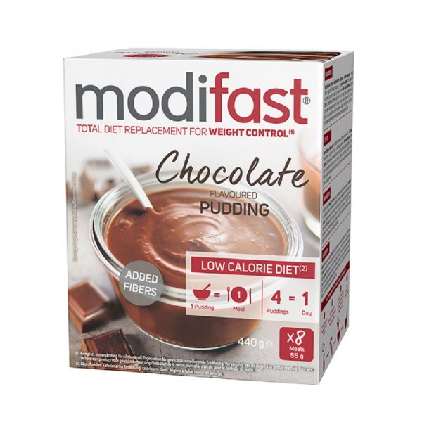 Modifast LCD Chocolate Pudding 8 maltider web