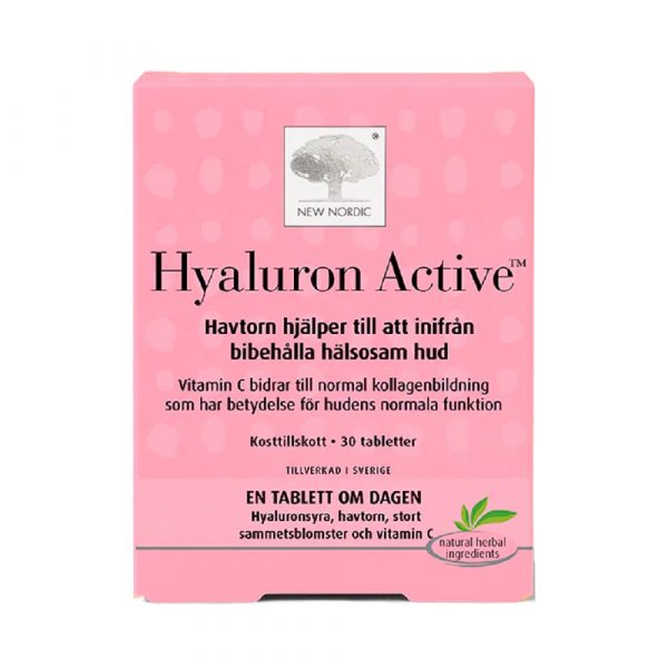 New Nordic HYALURON ACTIVE 30 tabletter web