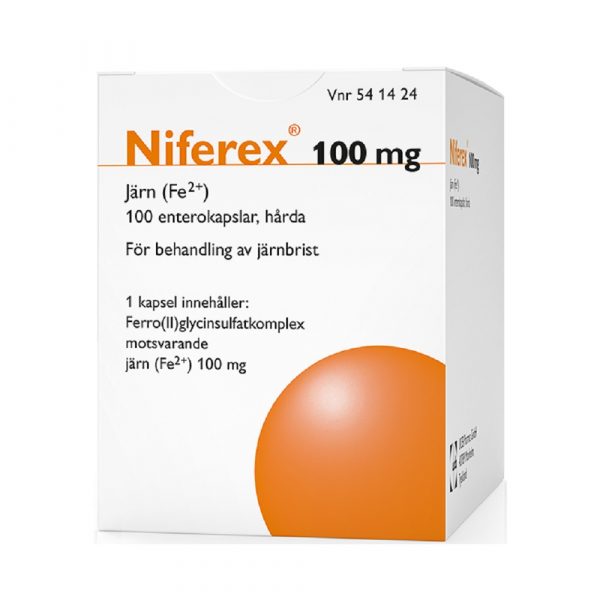 Niferex 100mg 100kaps