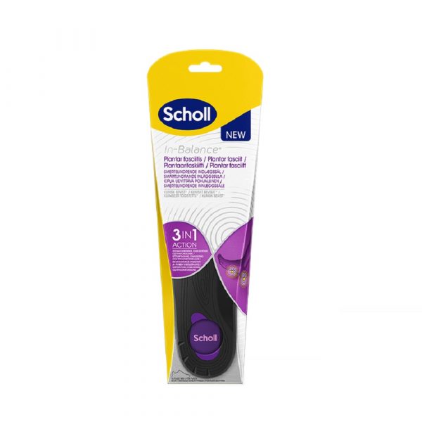 Scholl Smartlindrande inlaggssulor vid plantar fasciitis M web