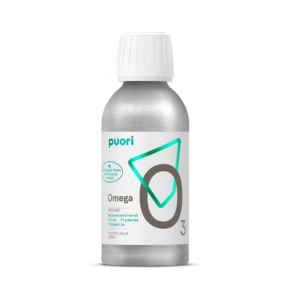 puori O3L Omega - Högkoncentrerad, ren fiskolja 150 ml