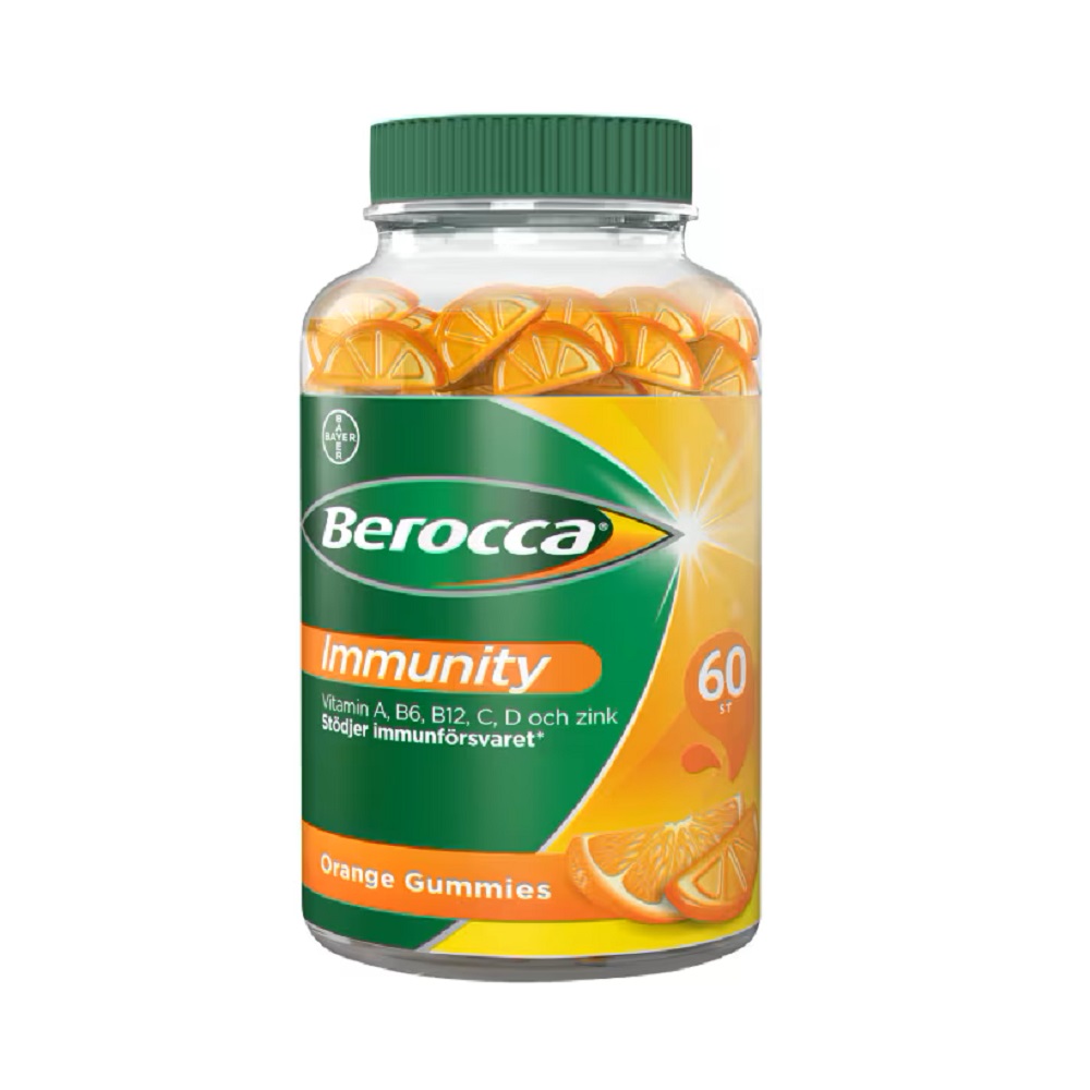 Berocca Immunity Orange Gummies 60 st web