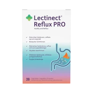 Lectinect Reflux PRO 20 tyggtabletter