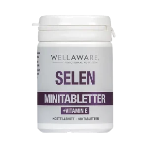 WELLAWARE Selen Vitamin E 180 minitabletter