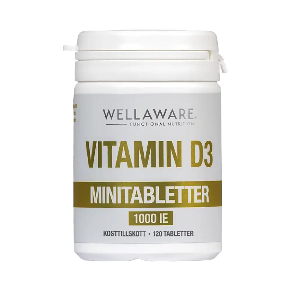 WELLAWARE Vitamin D3 1000 IE 120 tabletter