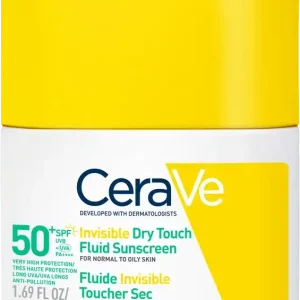 CeraVe Invisible Dry Touch Fluid Sunscreen SPF50 50 ml