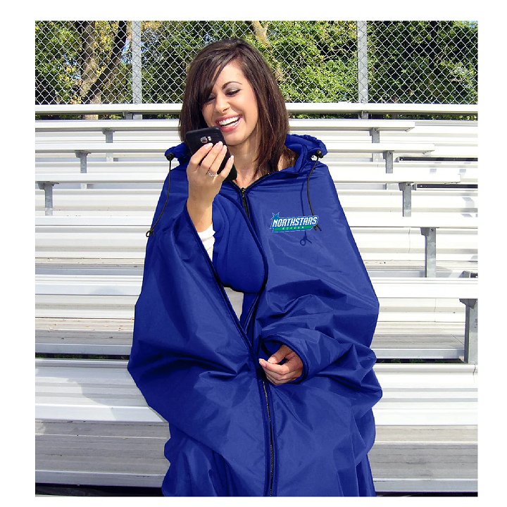 Northstars Soccer Wearable Sports Blanket