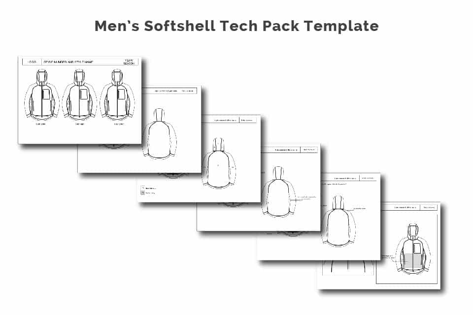 mens softshell tech pack