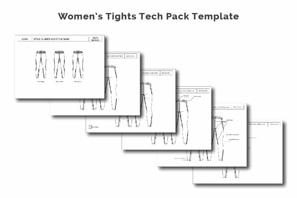women's tights tech pack