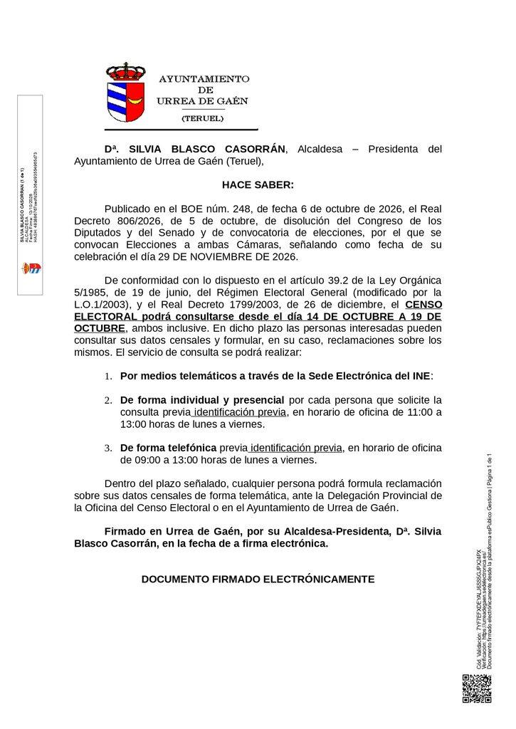 CONSULTA CENSO ELECTORAL 
