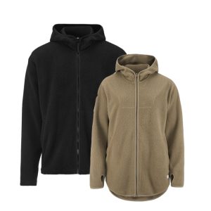 Join Pile Fleece jakke hood