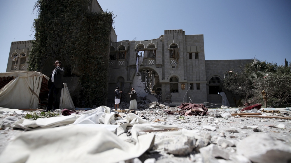 Saleh's home bombed