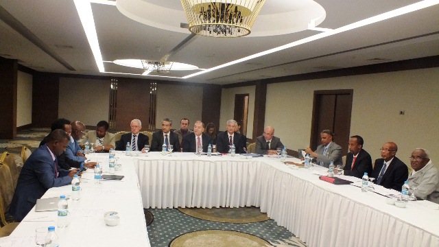 Ankara Turkiga 16 Oct, 2015, Muuqaalka shirka lagaga hadlayo muranka Hawadda ee Somaliland iyo Somalia.