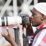 A photojournalist covers an event in Nakuru on April 23, 2014. Somali security forces are guilty of numerous violations against journalists and politicians. PHOTO | SULEIMAN MBATIAH | NATION MEDIA GROUP