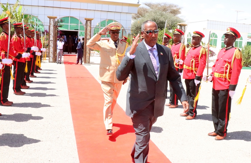 Madaxweynaha Jamhuuriyadda Somaliland, Mudane Muuse Biixi Cabdi oo Safar ugu baxay Dalka Imaaraadka 9 March 2019.
