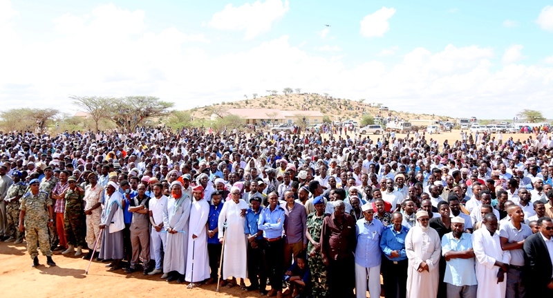 Madaxweynaha Jamhuuriyadda Somaliland, Muuse Biixi, Madaxweynihii hore Axmed Siilaanyo iyo masuuliyiin kale oo ka qaybgalay Aas qaran oo loo sameeyay Xaaji Cabdirakiim 11May 2019